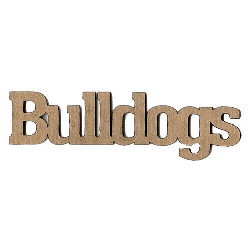 Leaky Shed Studio - Mascot Collection - Chipboard Words - Bulldogs