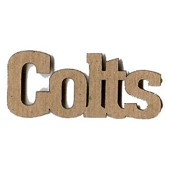 Leaky Shed Studio - Mascot Collection - Chipboard Words - Colts
