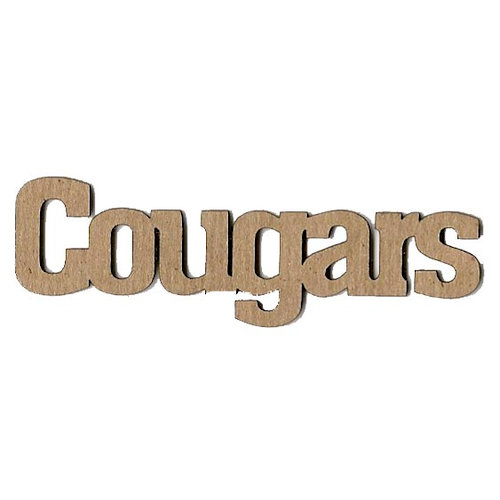 Leaky Shed Studio - Mascot Collection - Chipboard Words - Cougars