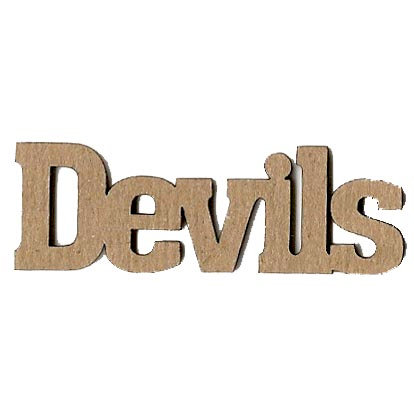Leaky Shed Studio - Mascot Collection - Chipboard Words - Devils