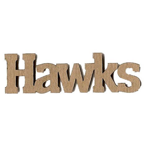 Leaky Shed Studio - Mascot Collection - Chipboard Words - Hawks