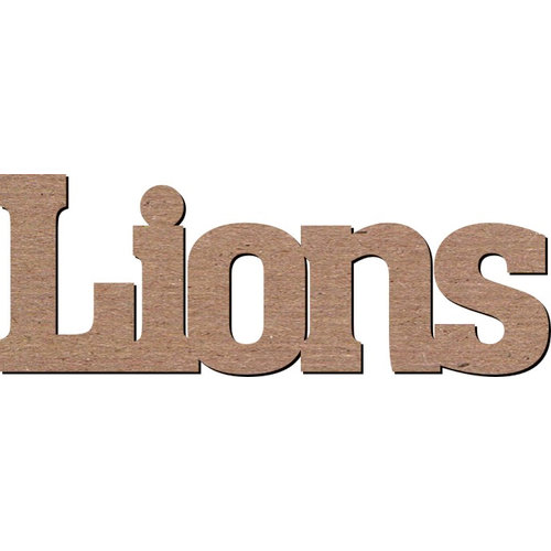 Leaky Shed Studio - Mascot Collection - Chipboard Words - Lions