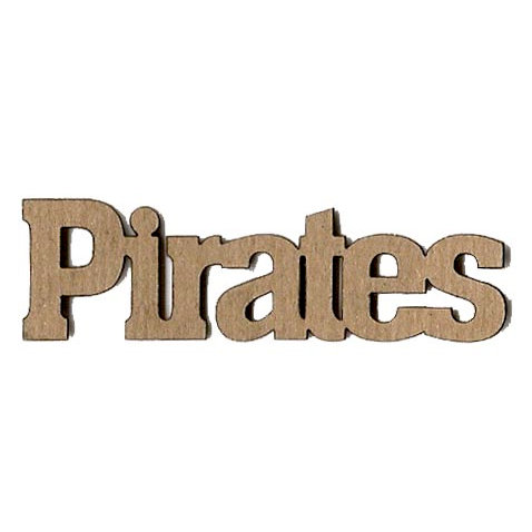 Leaky Shed Studio - Mascot Collection - Chipboard Words - Pirates
