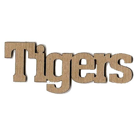 Leaky Shed Studio - Mascot Collection - Chipboard Words - Tigers