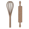 Leaky Shed Studio - Chipboard Shapes - Whisk and Rolling Pin