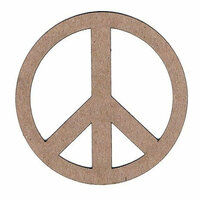 Leaky Shed Studio - Chipboard Shapes - Peace Sign