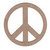 Leaky Shed Studio - Chipboard Shapes - Peace Sign