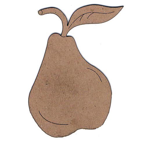 Leaky Shed Studio - Chipboard Shapes - Pear