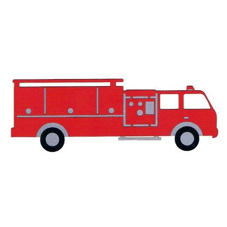 Leaky Shed Studio - Cardstock Die Cuts - Fire Truck