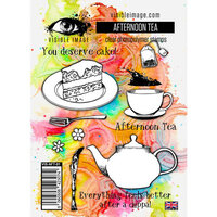 Visible Image - Clear Photopolymer Stamps - Afternoon Tea