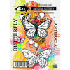 Visible Image - Clear Photopolymer Stamps - Antisocial Butterfly