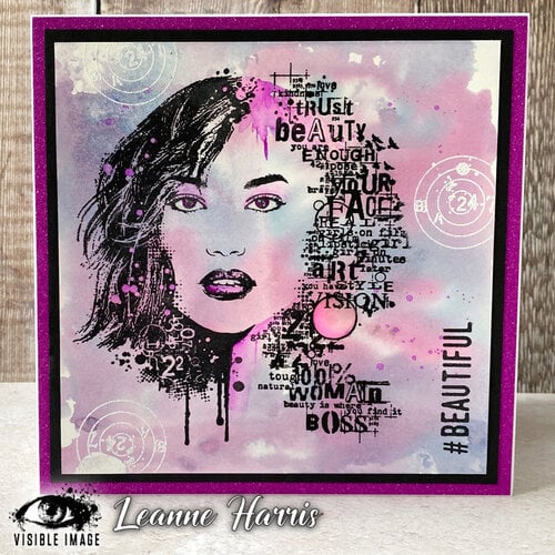 Visible Image - Clear Photopolymer Stamps - Background Vision