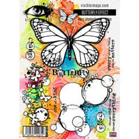 Visible Image - Clear Photopolymer Stamps - Butterfly Effect