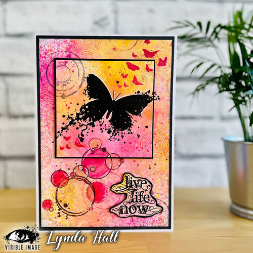 Visible Image - 6 x 6 Stencil - Butterfly Ink Visible Image - 6 x 6 Stencil - Butterfly Ink
