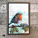 Visible Image - Clear Photopolymer Stamps - Christmas Robin