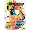 Visible Image - Clear Photopolymer Stamps - 99 Percent Chance Of Wine