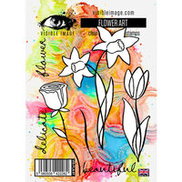 Visible Image - Clear Photopolymer Stamps - Flower Art