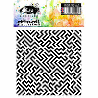 Visible Image - 6 x 6 Stencil - Geometric Maze