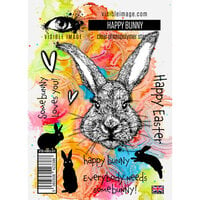 Visible Image - Clear Photopolymer Stamps - Happy Bunny
