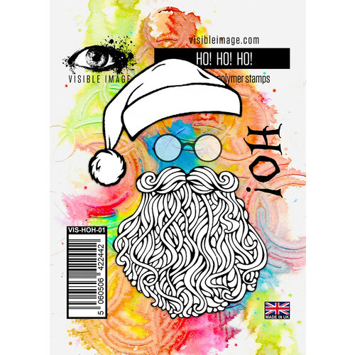 Visible Image - Clear Photopolymer Stamps - Ho Ho Ho