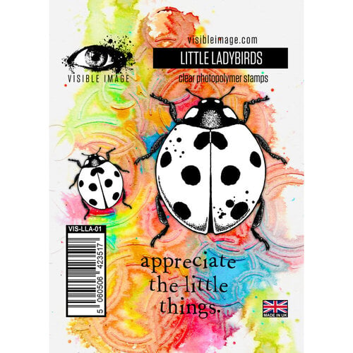 Visible Image - Clear Photopolymer Stamps - Little Ladybirds