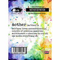 Visible Image - Clear Acrylic Stamps - Mother Definition
