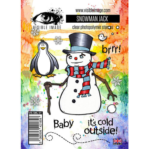 Visible Image - Christmas - Clear Photopolymer Stamps - Snowman Jack