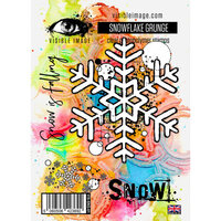 Visible Image - Clear Photopolymer Stamps - Snowflake Grunge