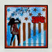 Visible Image - 6 x 6 Stencil - Stars and Stripes