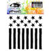 Visible Image - 6 x 6 Stencil - Stars and Stripes