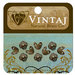 Vintaj Metal Brass Company - Metal Jewelry Hardware - Filigree Bead Caps