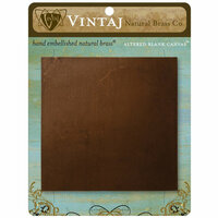 Vintaj Metal Brass Company - Metal Altered Blank Canvas - 4 x 4