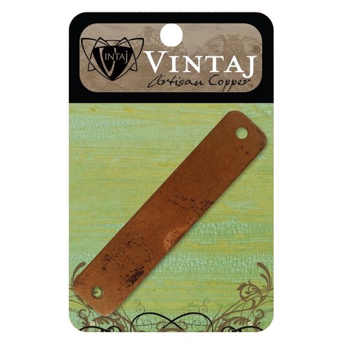 Vintaj Metal Brass Company - Artisan Copper - Metal Altered Blank - Copper ID Bracelet