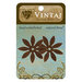 Vintaj Metal Brass Company - Sizzix - Metal Embellishments - Eight Petal Cut Out