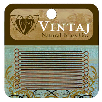 Vintaj Metal Brass Company - Metal Jewelry Hardware - Eye Pin - Long