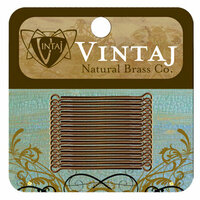 Vintaj Metal Brass Company - Metal Jewelry Hardware - Eye Pin - Short
