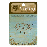 Vintaj Metal Brass Company - Metal Jewelry Hardware - French Ear Wires