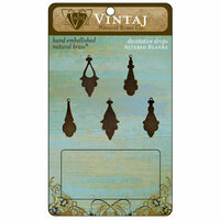 Vintaj Metal Brass Company - Metal Altered Blanks - Decorative Drop