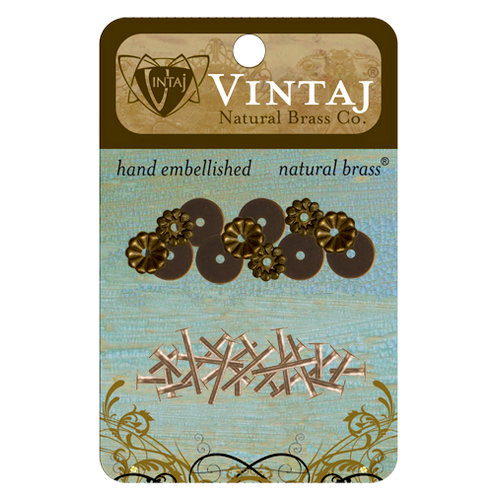 Vintaj Metal Brass Company - Metal Embellishments - Decorative Washers