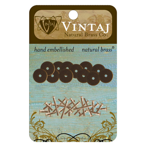 Vintaj Metal Brass Company - Metal Embellishments - Standard Washers