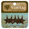 Vintaj Metal Brass Company - Sizzix - Metal Jewelry Charms - Tiny Artisan Star