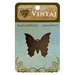 Vintaj Metal Brass Company - Sizzix - Metal Jewelry Charm - Monarch Butterfly