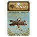 Vintaj Metal Brass Company - Metal Embellishments - Art Deco Dragonfly