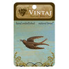 Vintaj Metal Brass Company - Metal Jewelry Charm - Soaring Sparrow