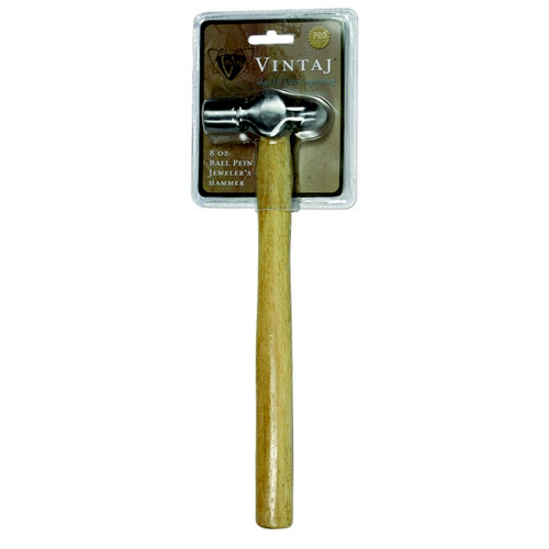 Vintaj Metal Brass Company - Tools - 8 Ounce Ball Pein Hammer