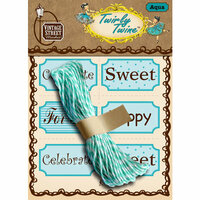 Vintage Street Market - Craft Pantry Staples - Twirly Twine - Aqua