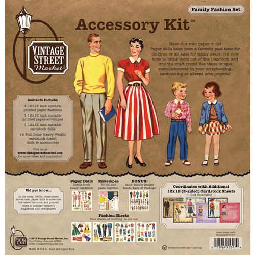 Vintage Street Market - Family Fun Collection - Fashion Accessory Kit
