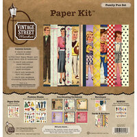 Vintage Street Market - Family Fun Collection - 12 x 12 Paper Kit