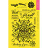 Waffle Flower Crafts - Clear Acrylic Stamps - Lacy Flower