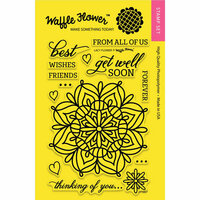 Waffle Flower Crafts - Clear Acrylic Stamps - Lacy Flower